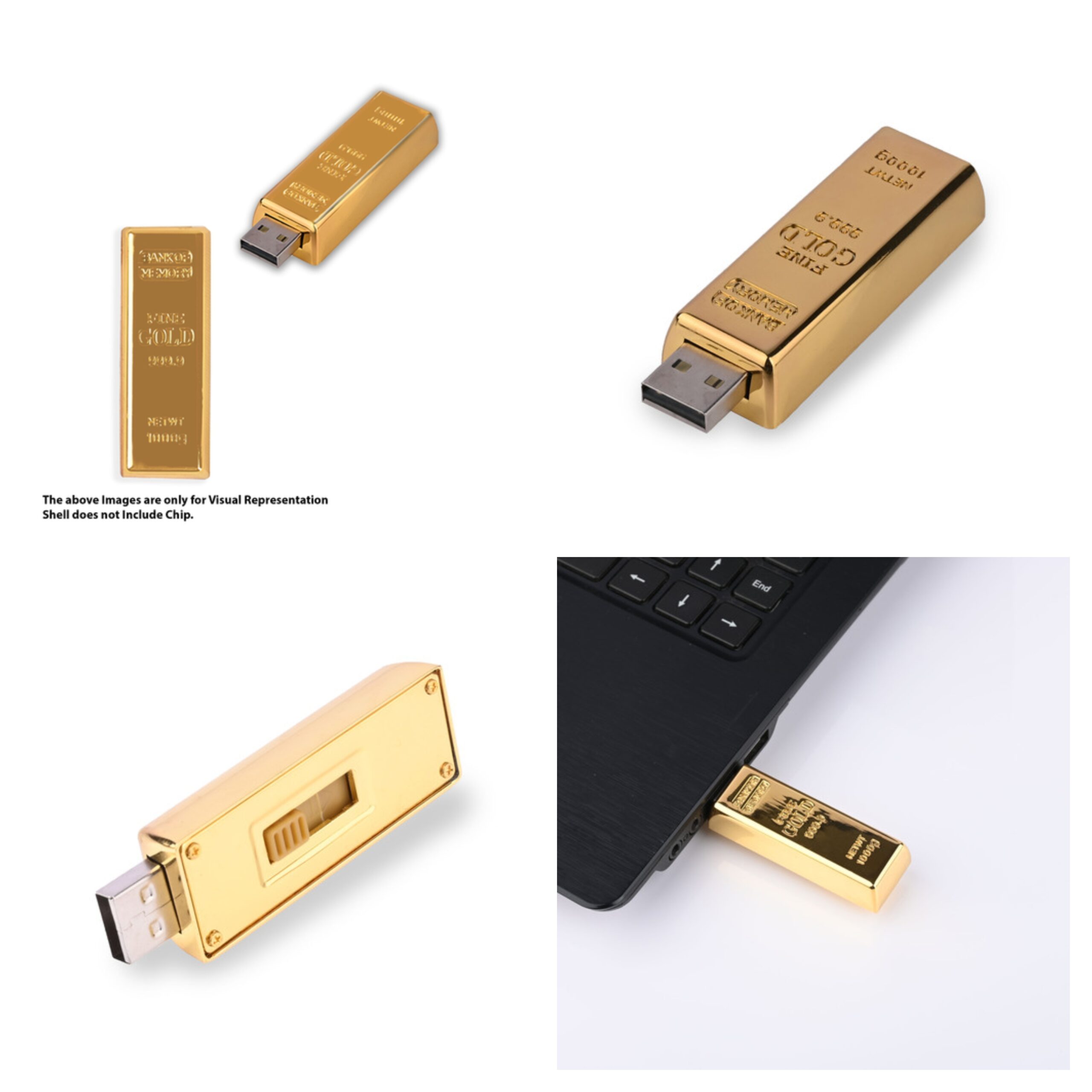 Gold Pen Drive