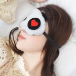Panda Sleeping Plush Eye Mask Nap Eye Shade Cartoon Blindfold Sleep Eyes Cover Sleeping Travel Rest Eye Patch Sleep Mask (Love Eyes) - Image 9
