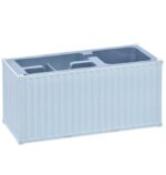 Shipping Container Pen Stand, Container Style Desk Organizer Pen Stand for Office Table Shipping Company (White) (Copy) - Image 2