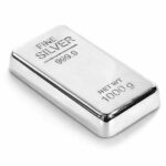 Metal Silver Bar Paperweight Decorative Showpiece for Office Table | Luxury Style Gift Item for Birthday Anniversary | Jewelry Shop Decor (Copy) - Image 3