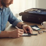 PU Leather Grey Luggage Tag | Bag Tag | School Bag Name Tag | Travel Accessory (Grey) - Image 3