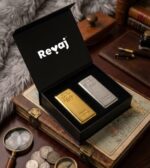 Gold & Silver Bar Shape Metal Paperweight with Premium Black Gift Box & Gift Wrap - Image 7