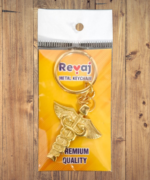 Doctor Logo Golden Plated Keychain Metal Keyring With Doctor Symbol/Caduceus - Image 3