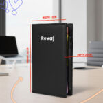 Memo Notepad A5 Diary Style with Sticky Notes and Clip Holder Along with Pen - Image 3