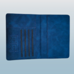 Wallet Case Organiser for Passport, Credit Cards, ID Cards & Boarding Passes for Travel (Blue) - Image 3
