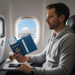 Wallet Case Organiser for Passport, Credit Cards, ID Cards & Boarding Passes for Travel (Blue) - Image 6