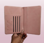 Wallet Case Organiser for Passport, Credit Cards, ID Cards & Boarding Passes for Travel (Pink) - Image 6