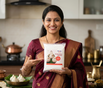 Revaj Rice Flour 500g | Modak Peeth | Pure & Natural | Ganesh Chaturthi Special