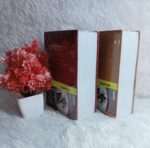 Metal Booksafe Style Cash Box with Lock (Brown) - Image 6