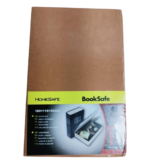 Metal Booksafe Style Cash Box with Lock (Brown) - Image 7