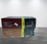 Metal Booksafe Style Cash Box with Lock (Brown) - Image 10