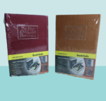 Metal Booksafe Style Cash Box with Lock (Brown) - Image 9